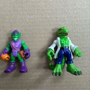Marvel Playskool Super Hero Adventures  2.5" Lot Of 2